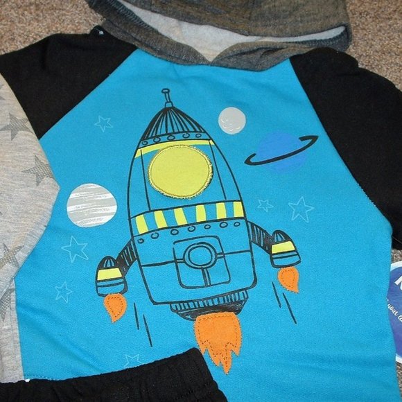 Nannette Kids Space Rocket 3pc Set - Picture 2 of 3